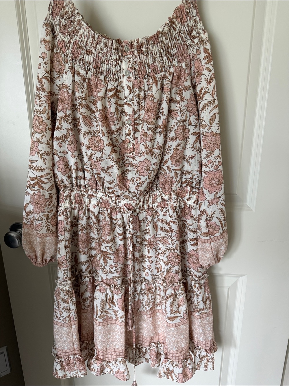 NWOT Lovestitch boho off the shoulder dress size small